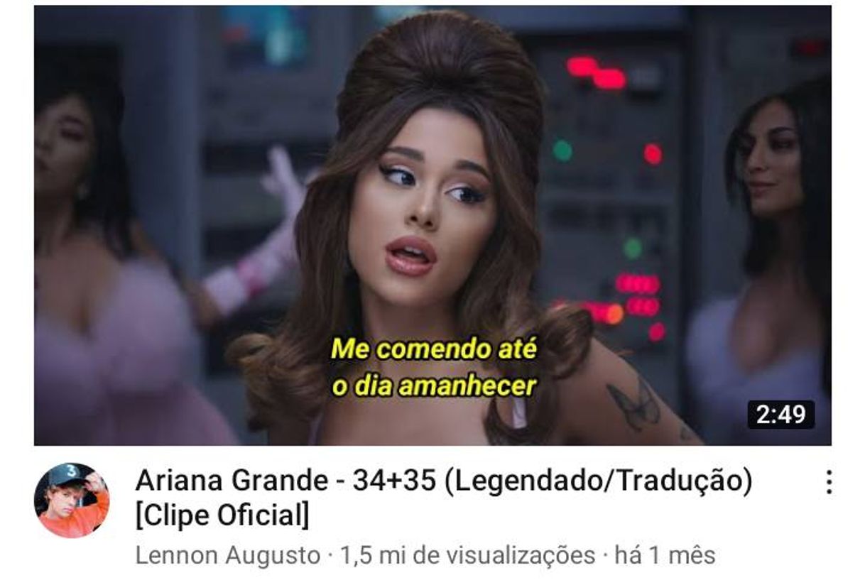 Moda Ariana Grande - 34+35 (official video) - YouTube