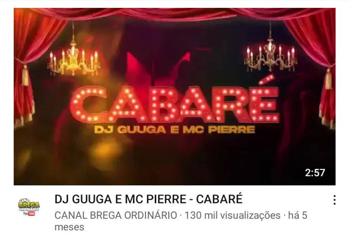 Fashion DJ GUUGA E MC PIERRE - CABARÉ