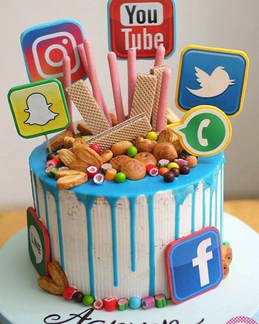 Fashion Rede social cake 🎂