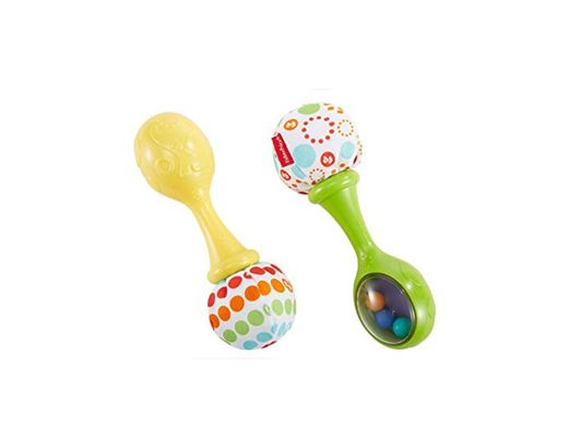 Fisher-Price Maracas musicales, juguete y sonajero para bebé +3 meses