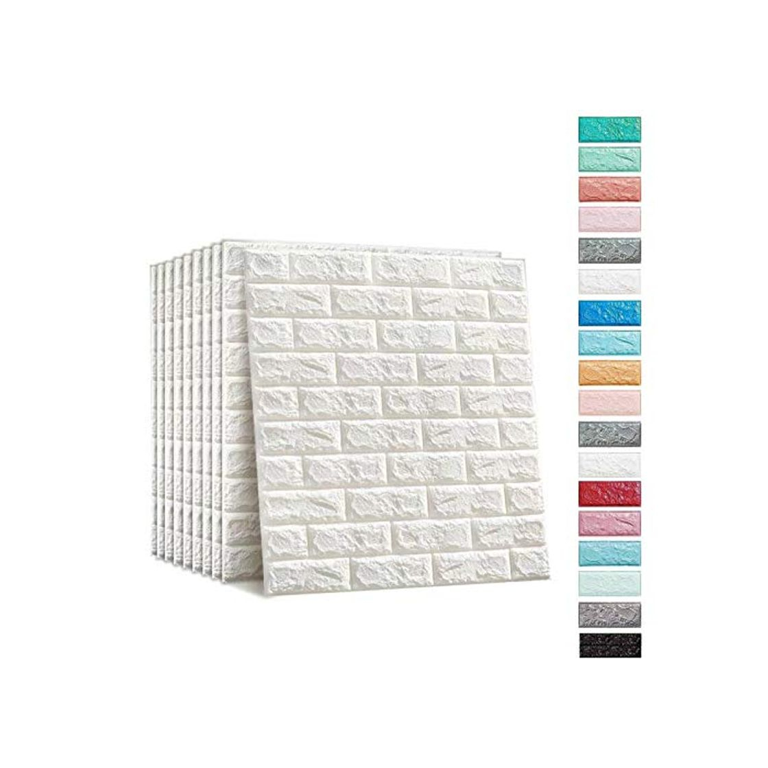 Social Soontrans Papel Pintado de Pared 3D Ladrillo Empapelado Pegatina Mural Autoadhesivo Decorativos