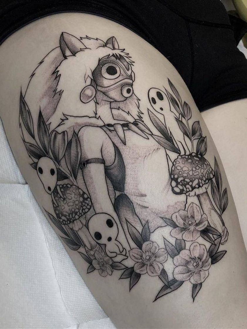 Fashion Tatuagens Studio ghibli 