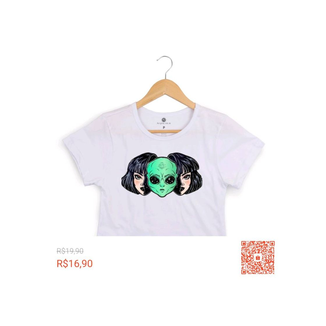 Fashion Blusa garota alienígena 🌟