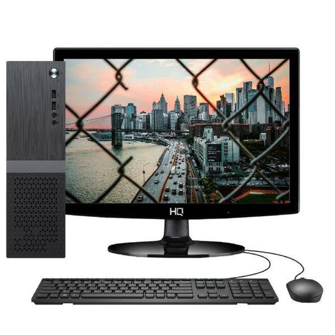 Moda Computador Completo Intel 2,58Ghz 4GB HD 500GB Monitor HDMI 