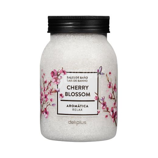 Deliplus Sales de baño cherry blossom aromatica y relajante 
