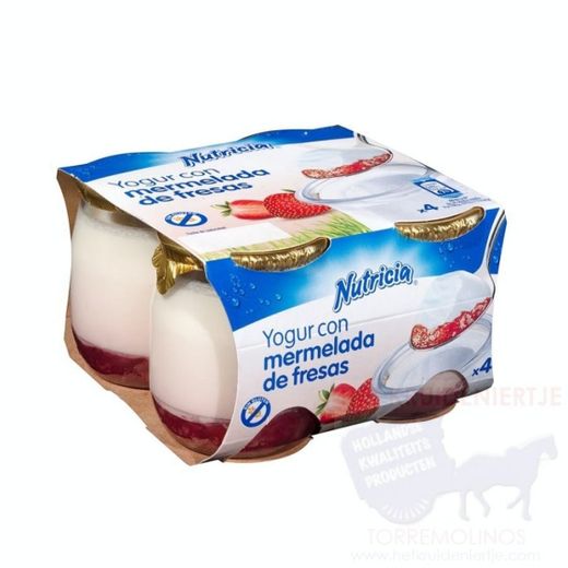 Yogur con mermelada de fresas Nutricia | Mercadona 