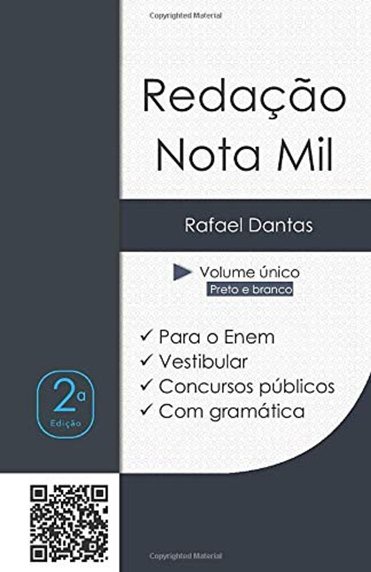 Libro Redação Nota Mil: Com Gramática