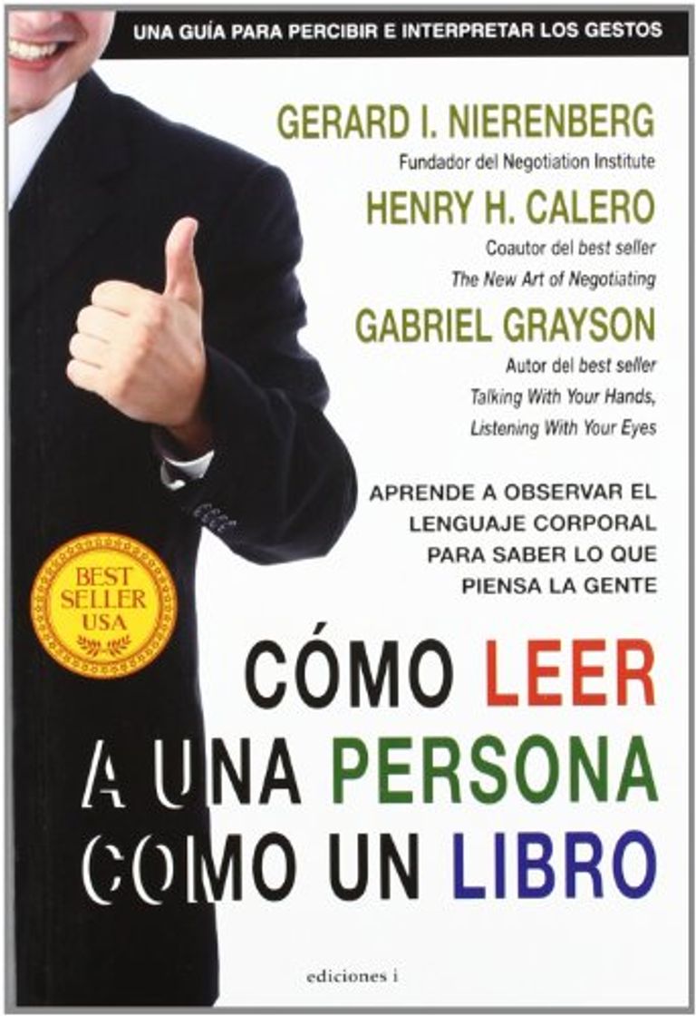 Libro Cómo Leer A Una Persona Como Un Libro