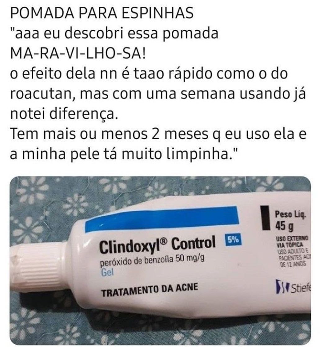 Social Pomada pra espinhas maravilhosa 