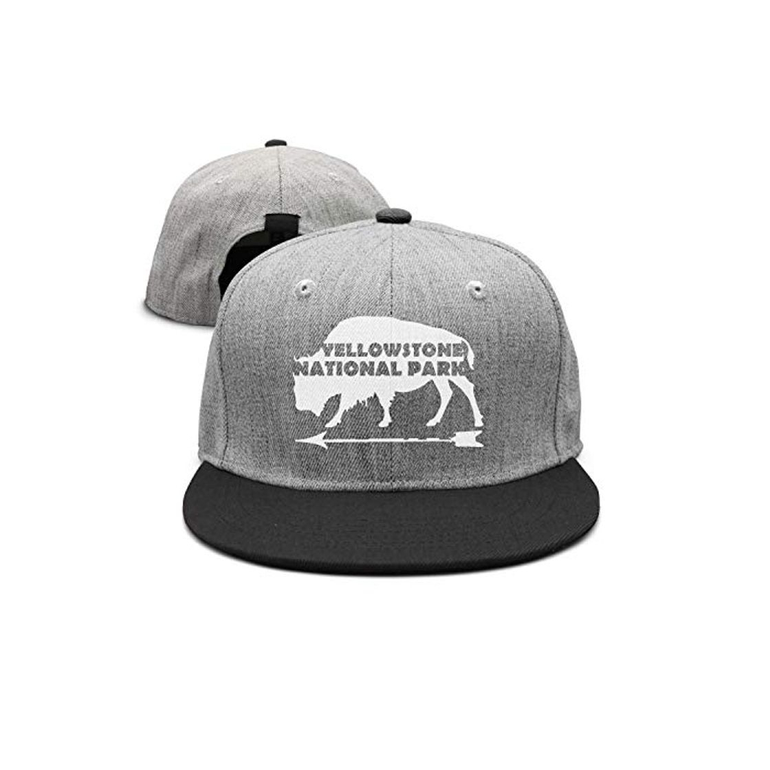 Fashion Yellowstone National Park Old Faithful Buffalo Washed Retro Gorra de jeans ajustables,