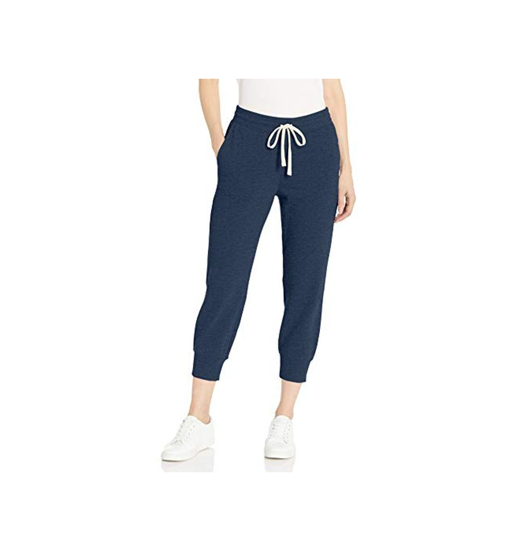 Fashion Amazon Essentials French Terry Capri-Pantalón de chándal Athletic-Pants, Azul Marino Mezcla, US