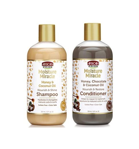 African Pride Moisture Miracle Shampoo and Conditioner