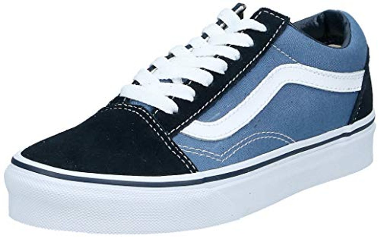 Moda Vans U OLD SKOOL NAVY VD3HNVY, Zapatillas Unisex-Adulto, Azul, talla EU 40