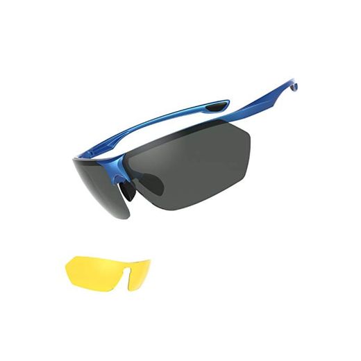 Gafas de Sol Hombre Ciclismo Polarizadas Para Hombres y Gafas de Sol