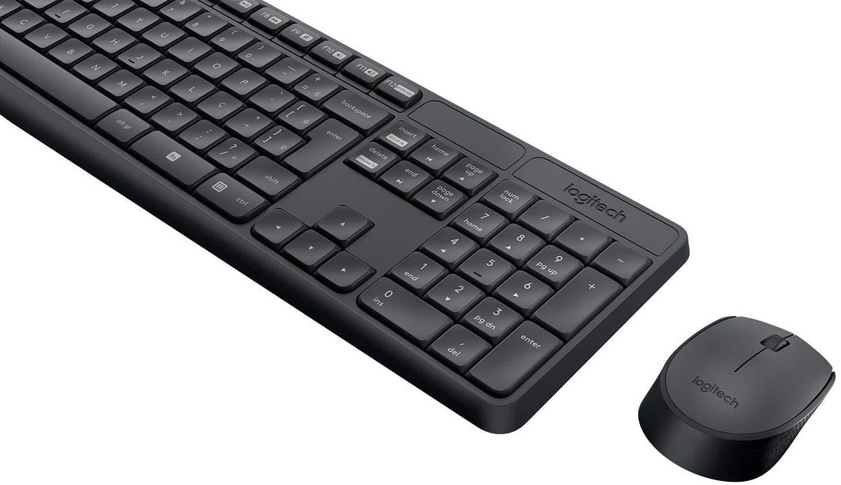 Products Combo Teclado e Mouse sem fio Logitech MK235 com Conexão USB