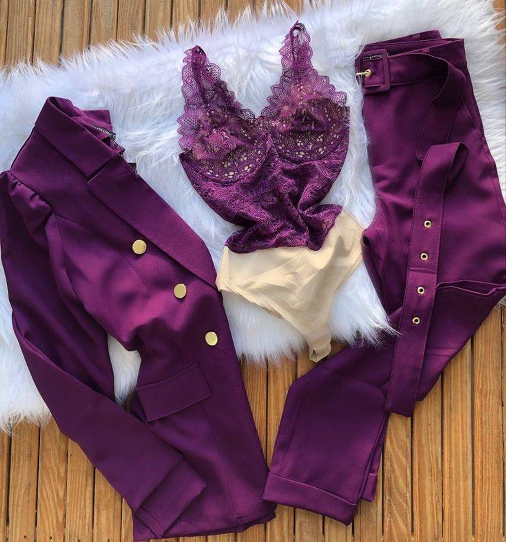 Moda Conjunto roxo