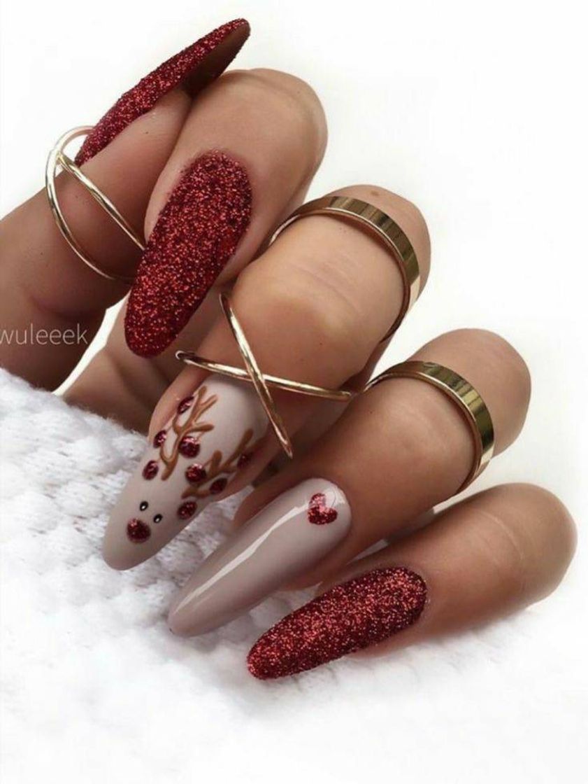 Fashion Nail Art com Glitter ✨