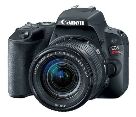 Canon EOS Rebel SL2 18-55mm IS STM Kit DSLR cor preto ...