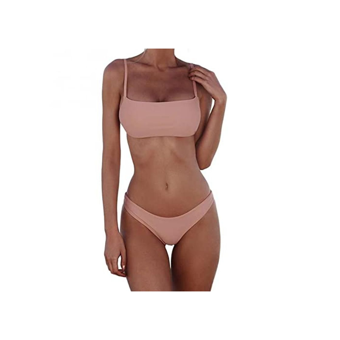 Fashion XMYNB Bikinis Mujer Bikini De Verano Conjunto Traje De Baño Mujeres Sólido