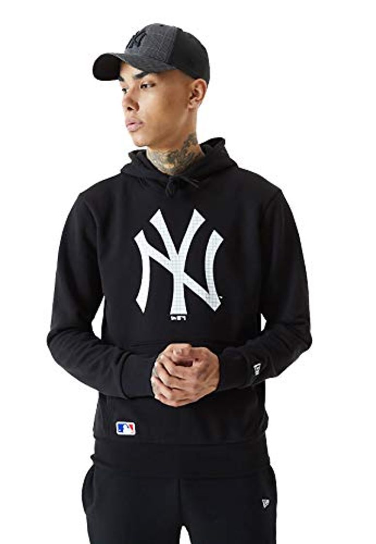 Moda New Era Sudadera con capucha con logotipo de los New York Yankees