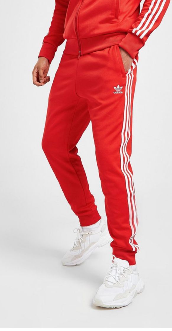 Social Pantalón chándal Adidas rojo 