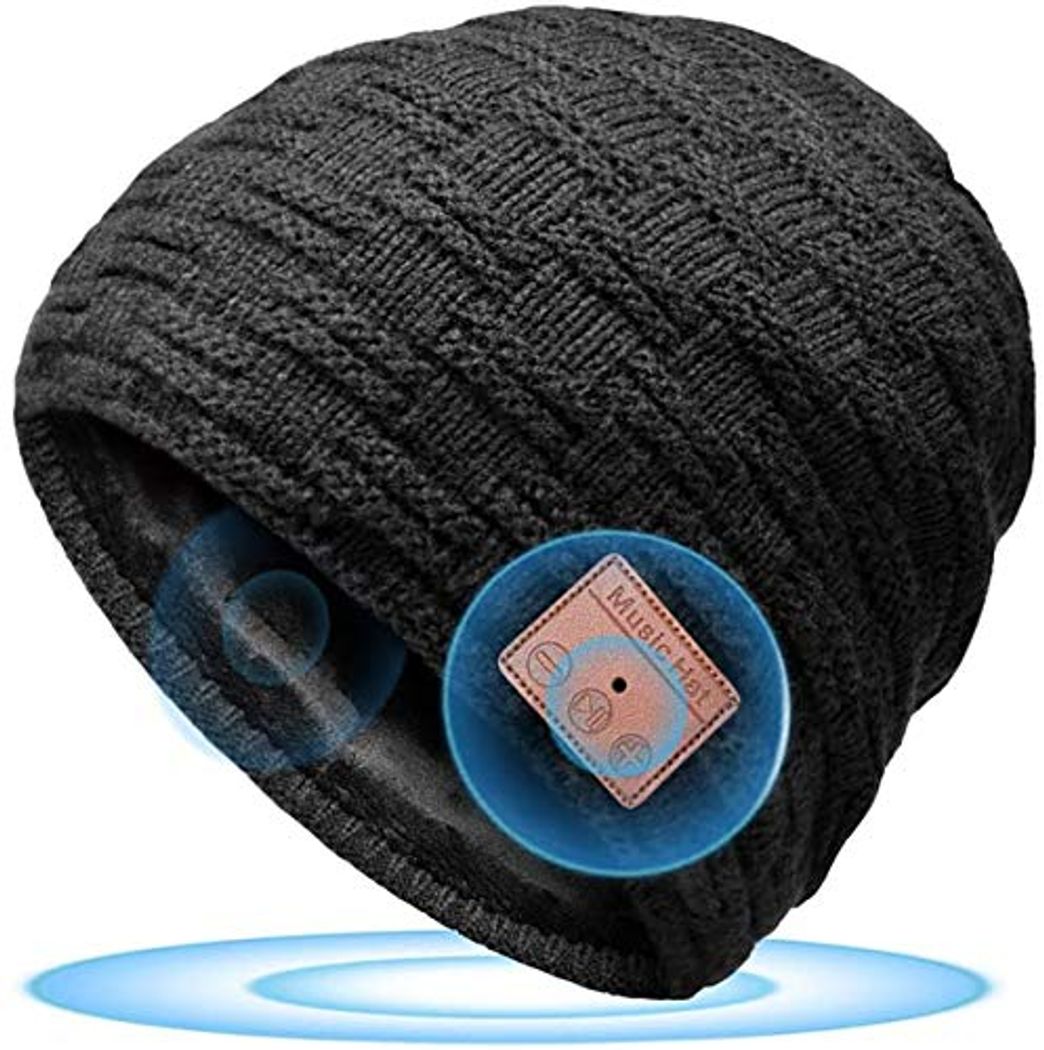 Social HANPURE Bluetooth Gorro Invierno Hombre Regalos Originales - Gorro con Auriculares Bluetooth