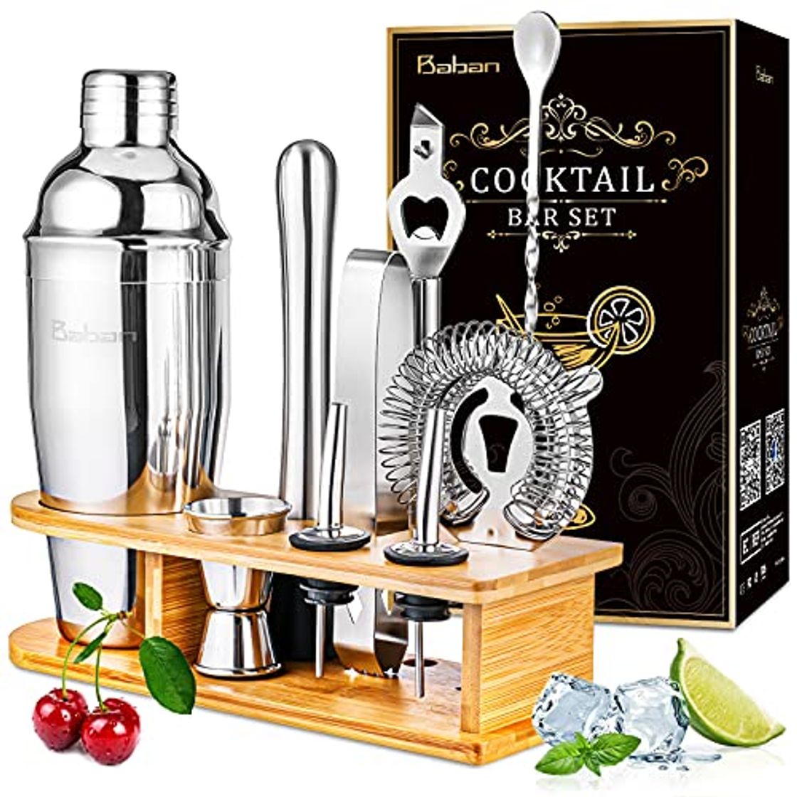 Home Baban 10 Piezas Coctelera Cócteles Set