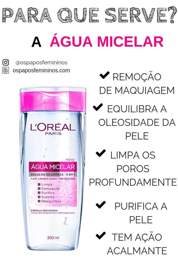 Moda limpeza de pele! 