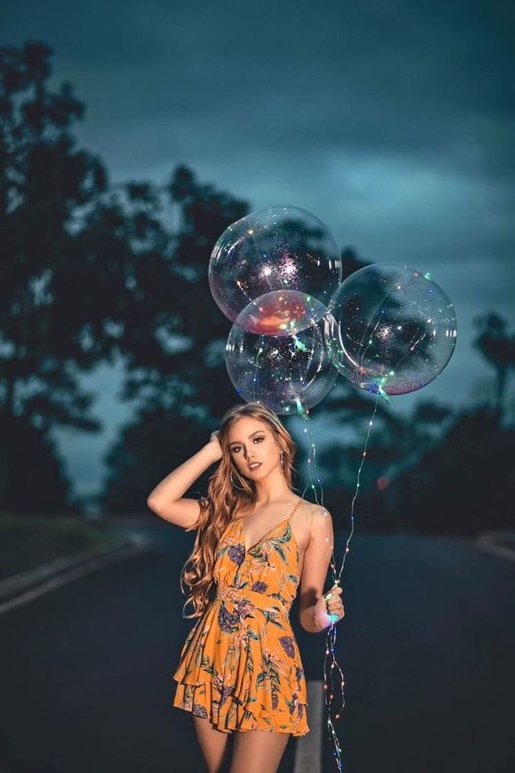 Fashion Foto criativa com balões 🎈 