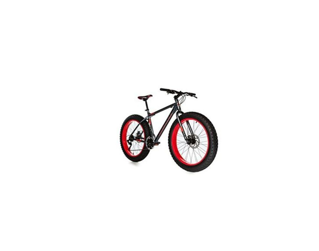 Social Moma Bikes Bicicleta Montaña  FAT 26"Alu, SHIMANO 21V, Doble Freno Disco.