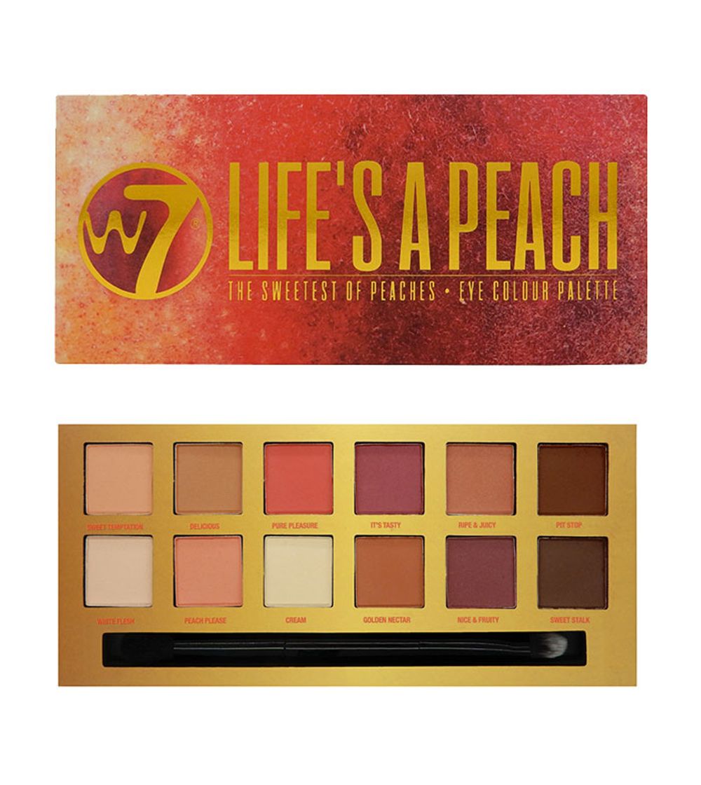 Moda Life's a Peach Paleta de Sombras W7 precio