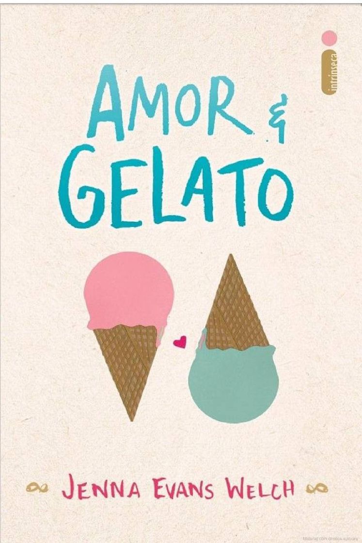 Book Amor e Gelato