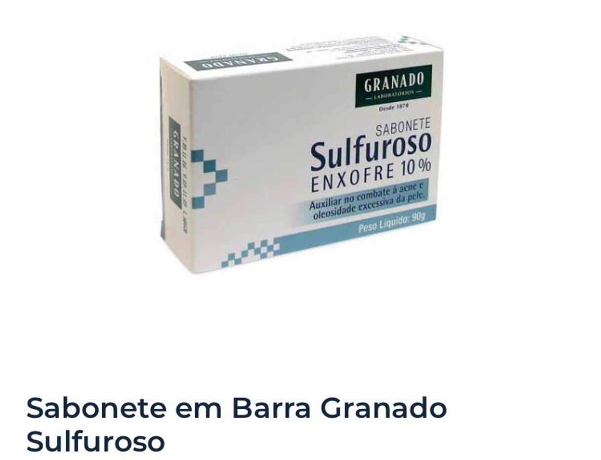 Moda Sabonete em Barra Granado Sulfuroso 90g | Droga Raia