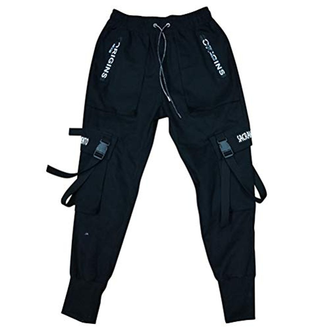 Fashion Pantalones para Hombre Joggers De Hip Hop Cintas Multibolsillo Pantalones De Deporte Pantalones Cortos Pantalones Deportivos Largos Y De Ocio De Manga Larga