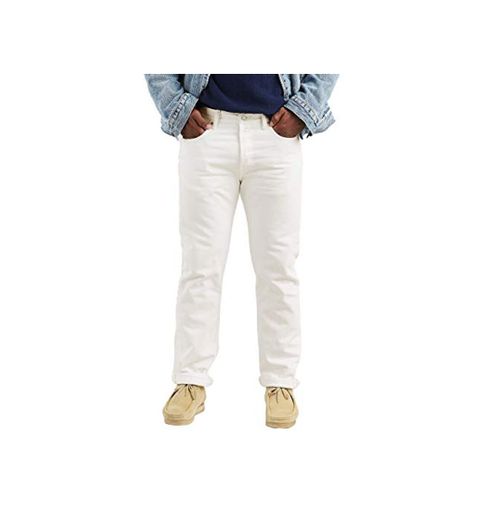 Levi's 501 Original Fit Jeans Vaqueros, Optic White, 40W