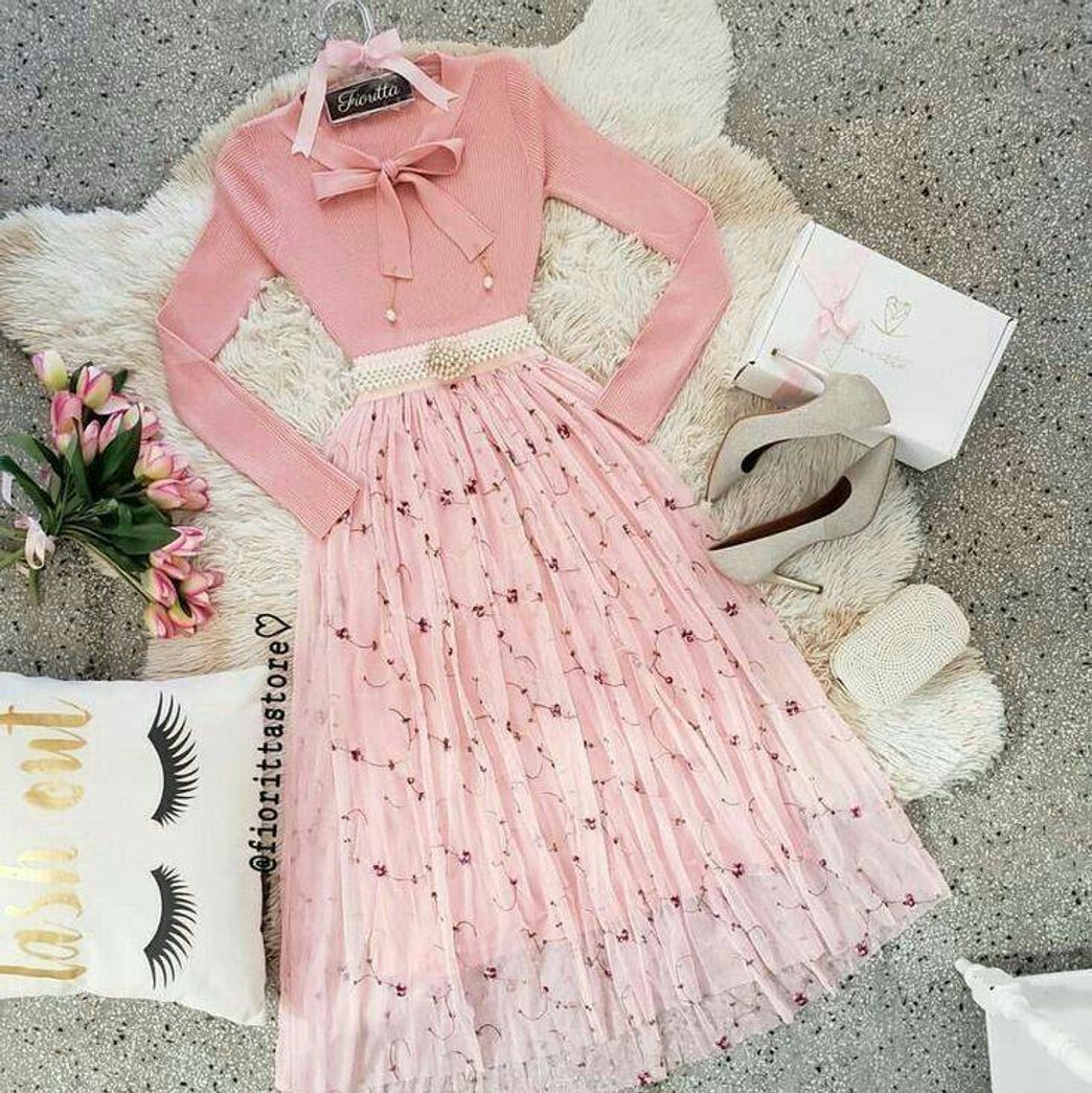 Moda Vestido Rosa 