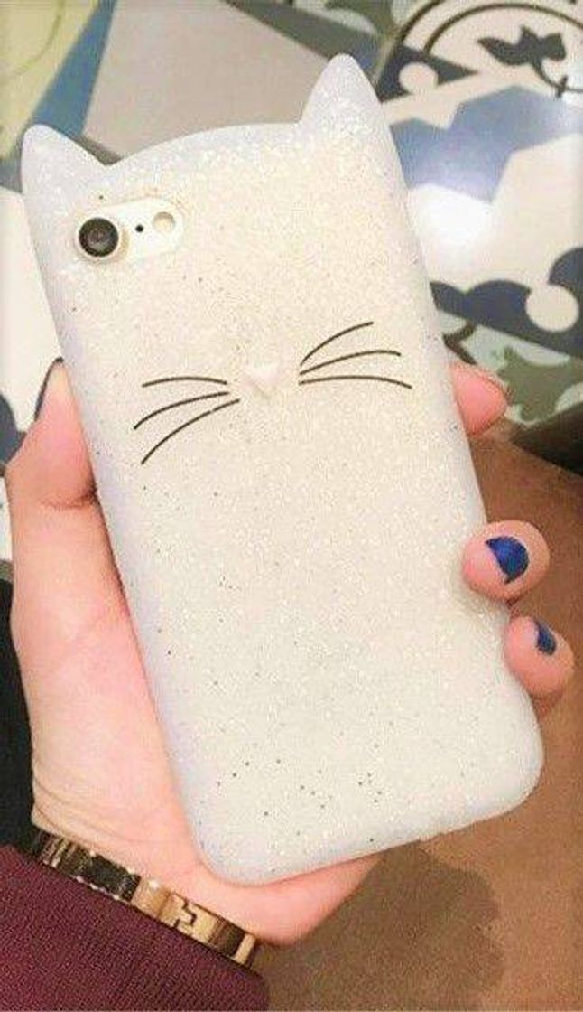 Moda Capa de telemóvel de gatinho 😻