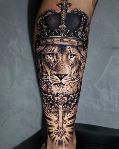 Tatuagem Leão, Ante braço 