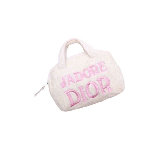 Christian Dior 2000s Cream White Pink 'J'adore Dior' Handbag