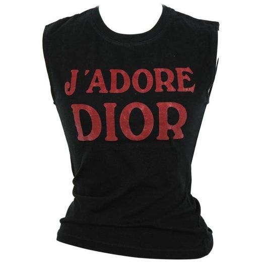 Christian Dior by John Galliano “J’Adore Dior” Tank Top