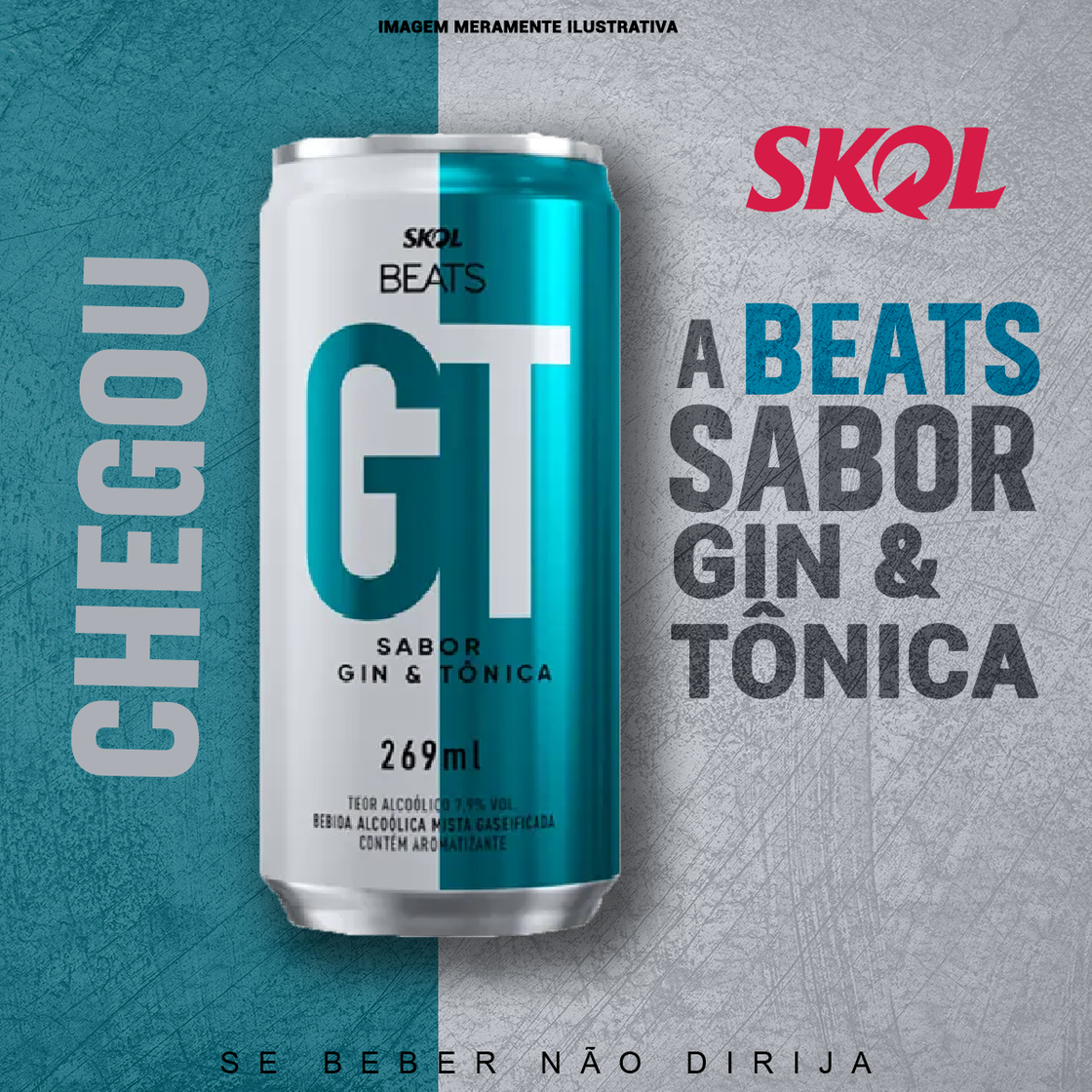 Fashion Skol Beats Gin e Tônica 269ml