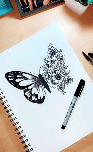 Inspirações de borboleta para tatto 🦋