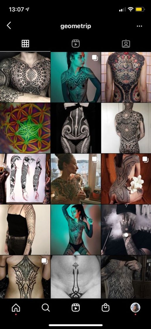 Moda Geometric e Dotwork tattoos