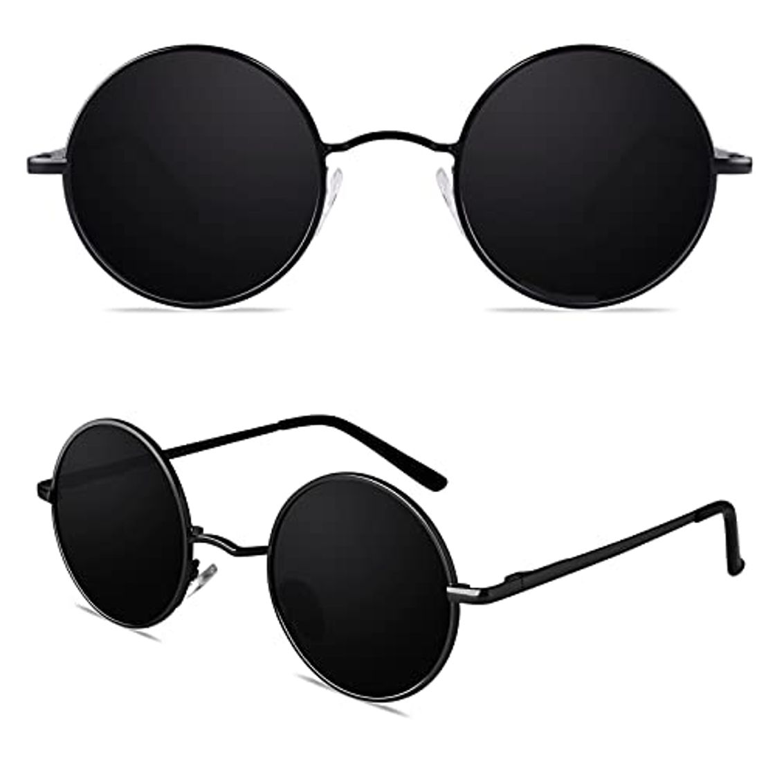 Moda CGID E01 Estilo Vintage Retro Lennon inspirado círculo metálico redondo gafas de