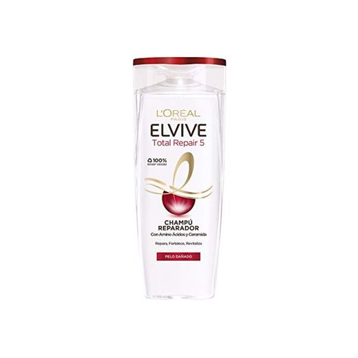 L'Oreal Paris Elvive Total Repair 5 Champú Reparador para El Pelo Dañado