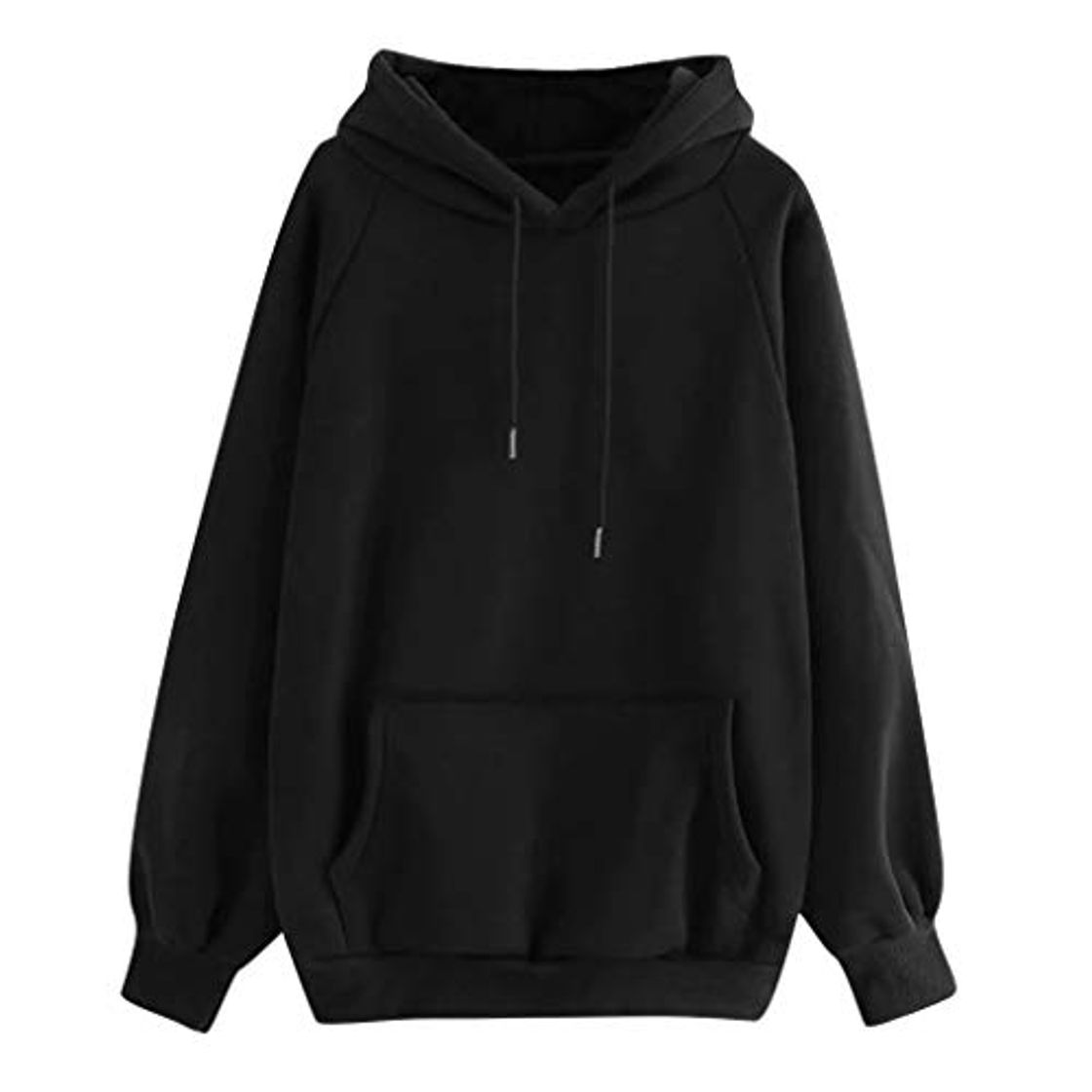 Social Sudadera Informal de Manga Larga con Bolsillo de Color sólido con Capucha para Mujer Chaqueta Mujer Piel