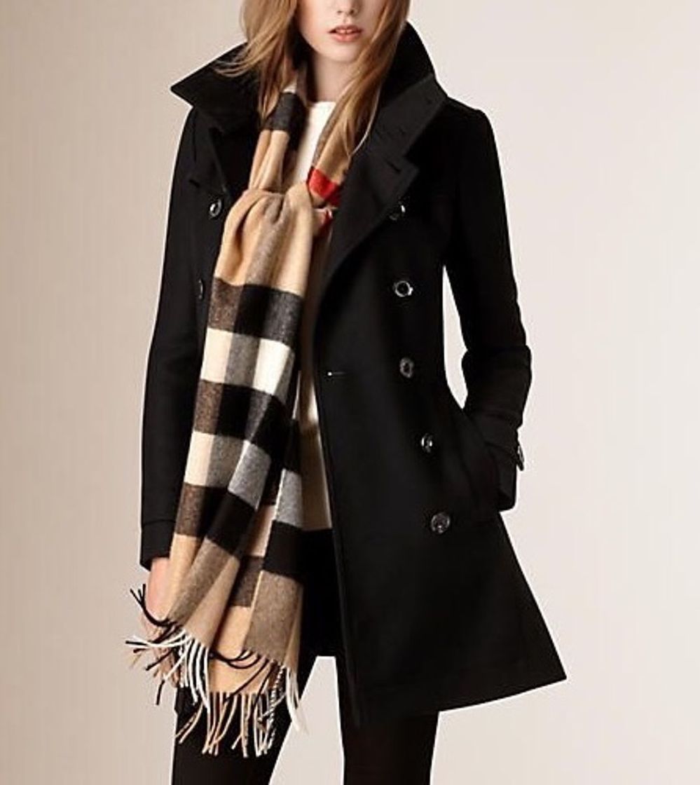 Moda casaco burberry