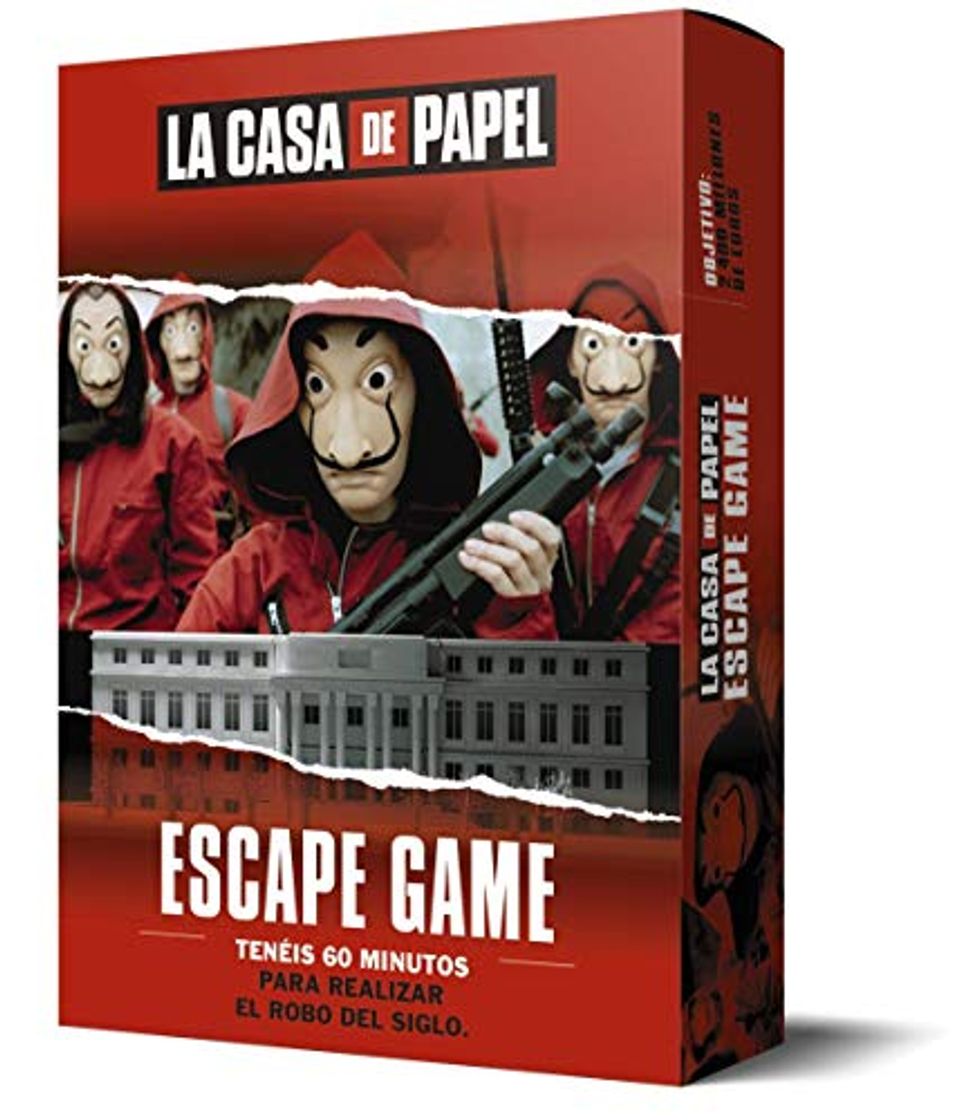 Libro LA CASA DE PAPEL. Escape game