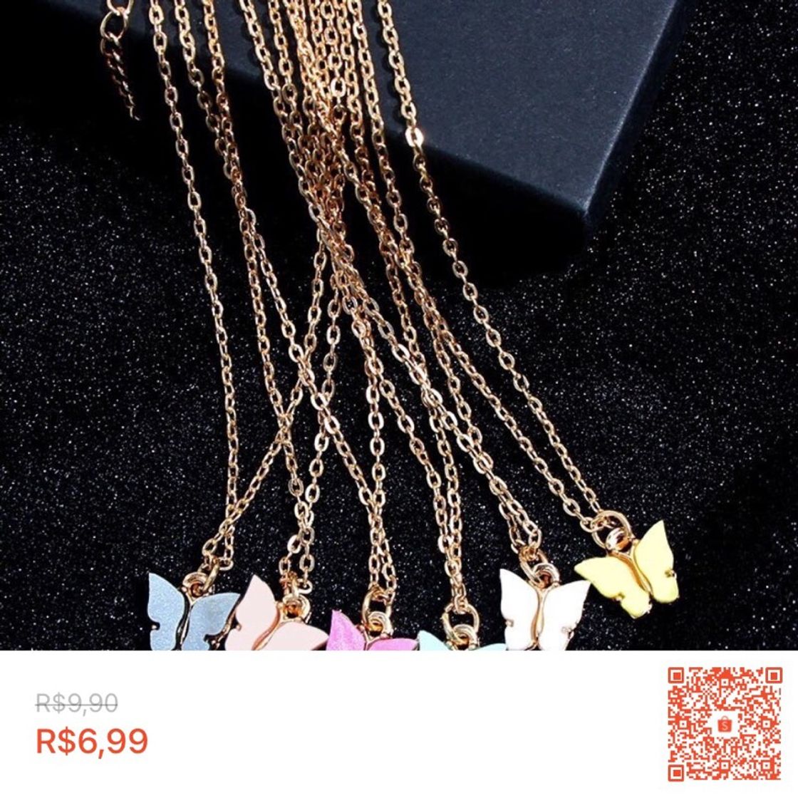 Social { COLAR FEMININO BORBOLETA }