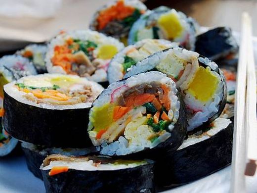 RECEITA: Kimbap (sushi coreano) 